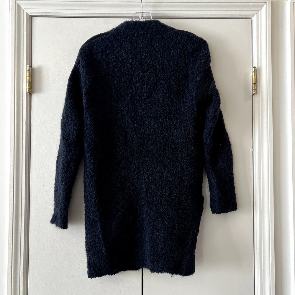 Falconeri Alpaca Wool Zip Jacket Cardigan Sweater size XS Blue - Picture 8 of 8